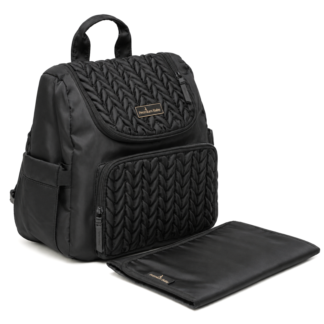 PREMIUM BABY BOLSA PAÑALERA NEGRO