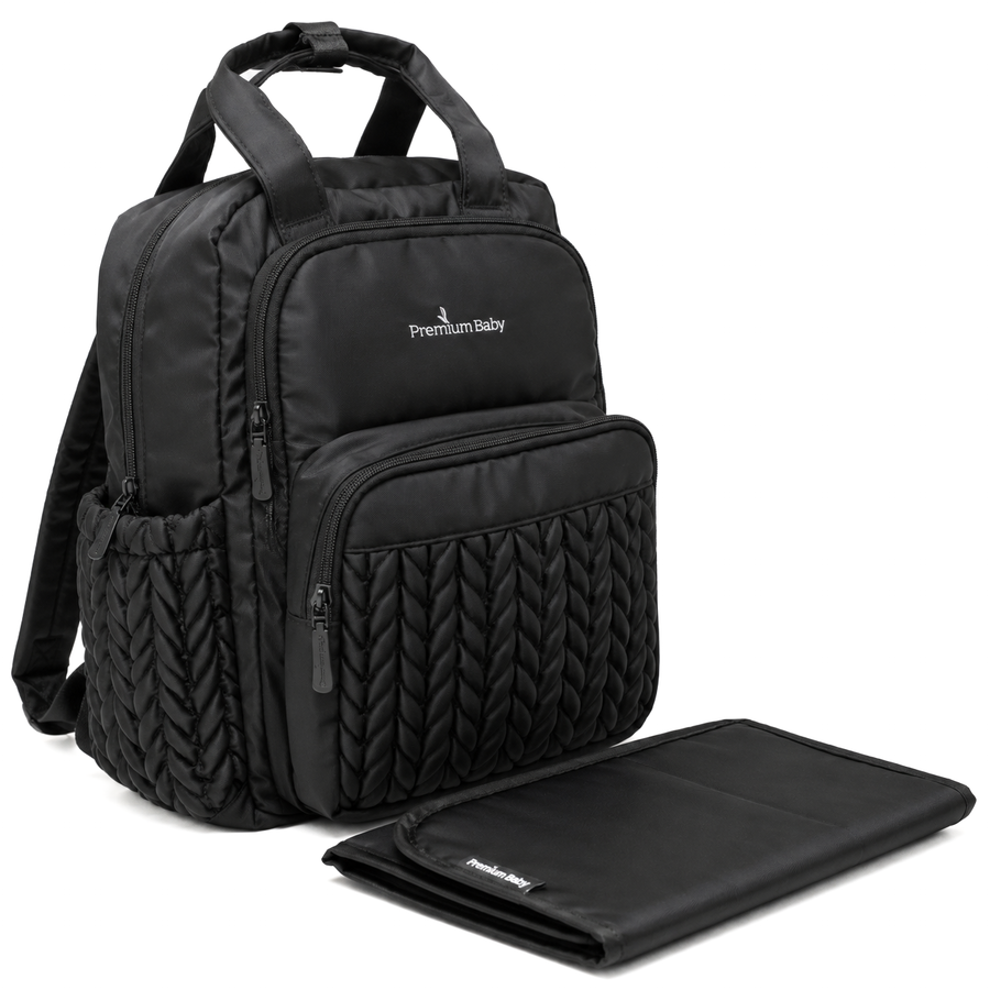 PREMIUM BABY BOLSA PAÑALERA NEGRO