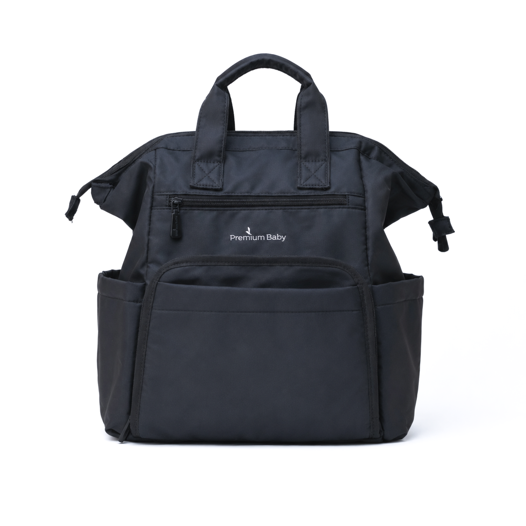 PREMIUM BABY BOLSA PAÑALERA CLARA NEGRO