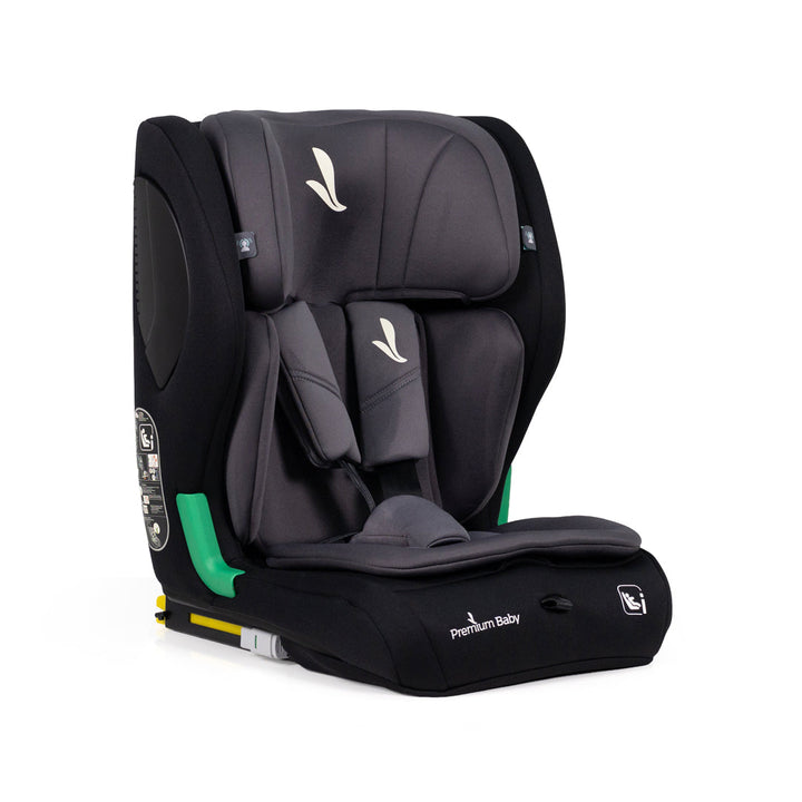 PREMIUM BABY SILLA DE CARRO PARA BEBE AURA ISOFIX NEGRO/GRIS