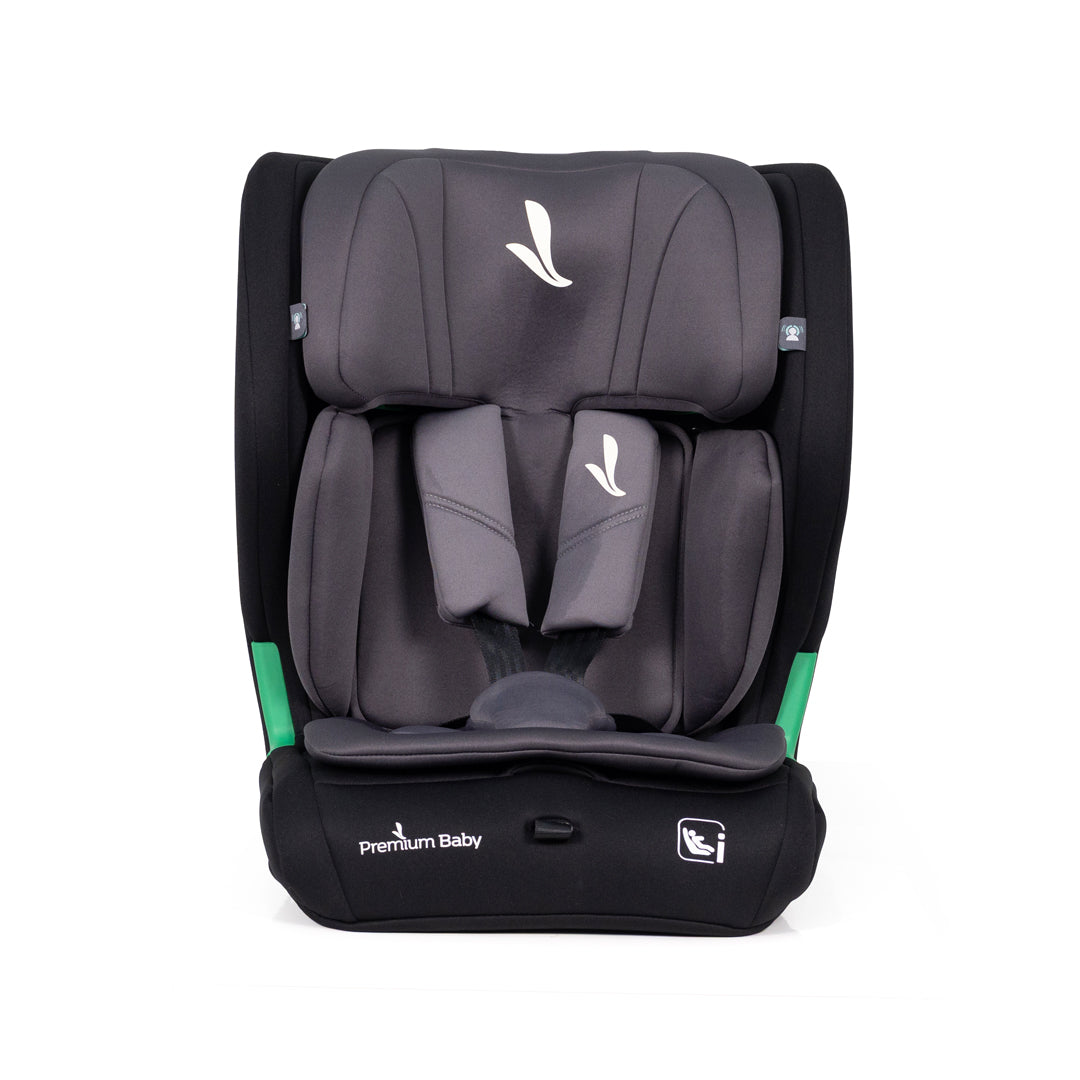PREMIUM BABY SILLA DE CARRO PARA BEBE AURA ISOFIX NEGRO/GRIS