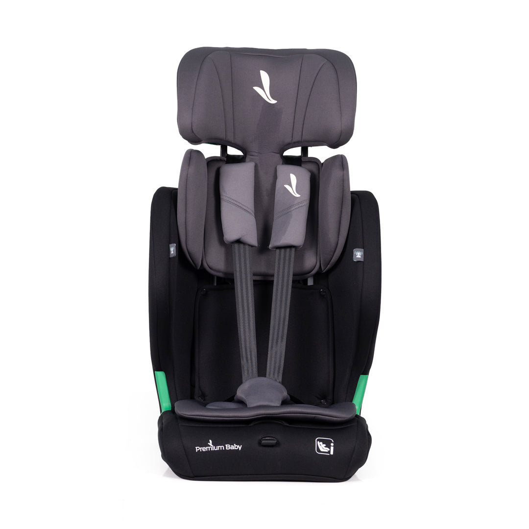 PREMIUM BABY SILLA DE CARRO PARA BEBE AURA ISOFIX NEGRO/GRIS
