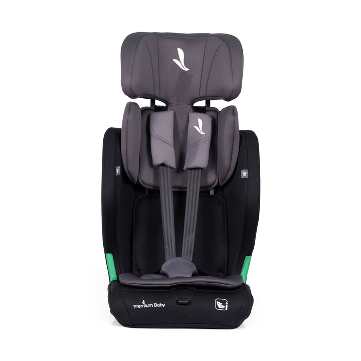 PREMIUM BABY SILLA DE CARRO PARA BEBE AURA ISOFIX NEGRO/GRIS