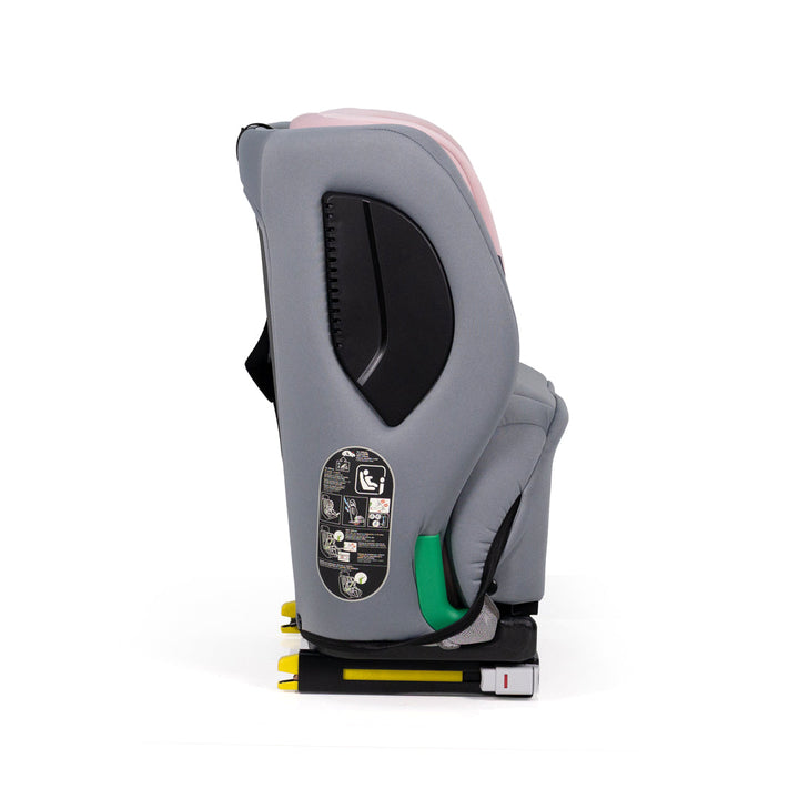PREMIUM BABY SILLA DE CARRO PARA BEBE AURA ISOFIX GRIS/ROSADO