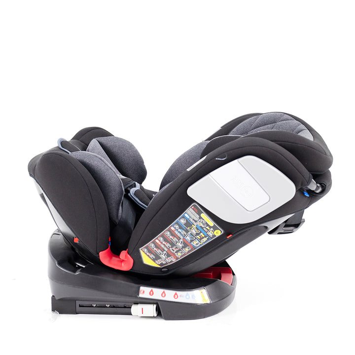 PREMIUM BABY SILLA DE CARRO GIRATORIA TWIST 2.0 NEGRO-GRIS ETAPA 0123