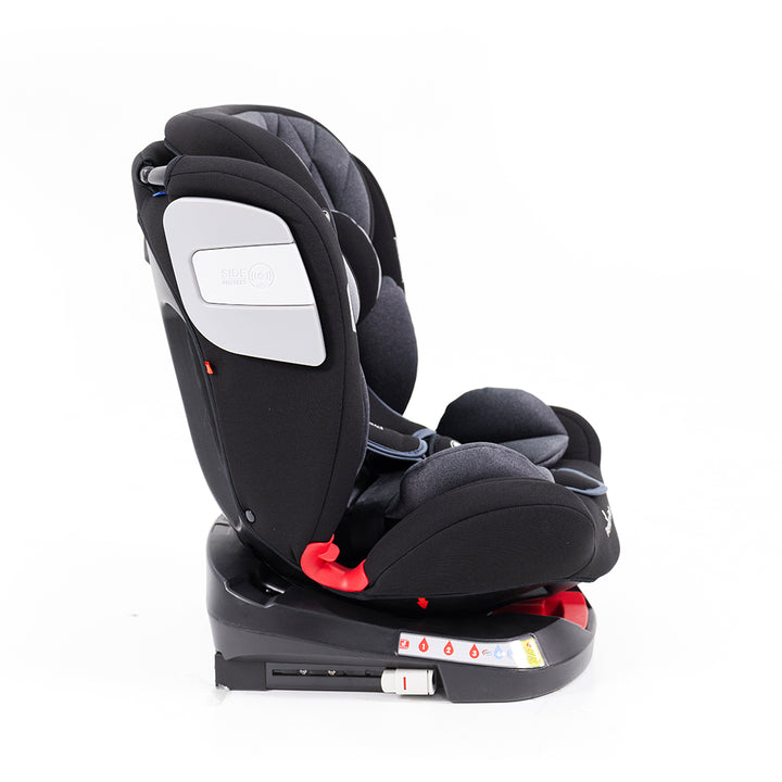 PREMIUM BABY SILLA DE CARRO GIRATORIA TWIST 2.0 NEGRO-GRIS ETAPA 0123