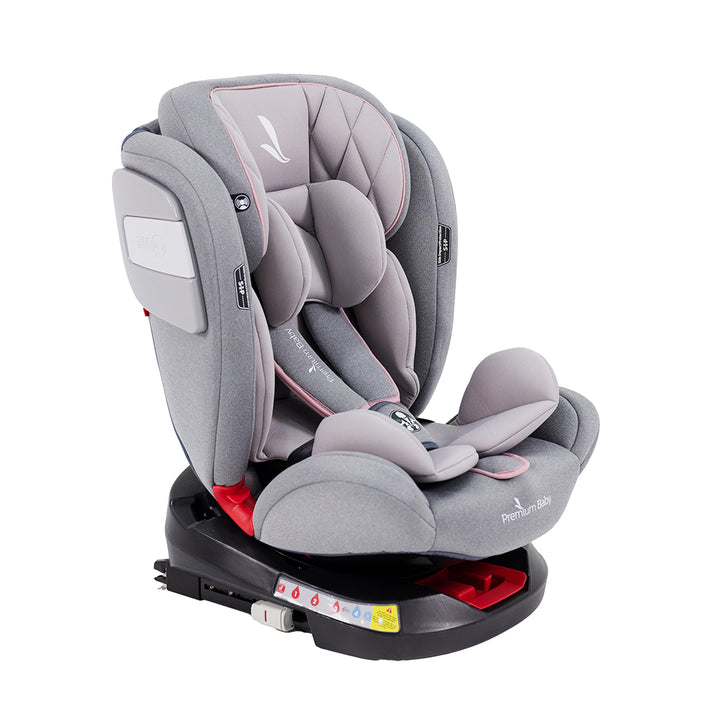 PREMIUM BABY SILLA DE CARRO GIRATORIA TWIST 2.0 ROSA ETAPA 0123
