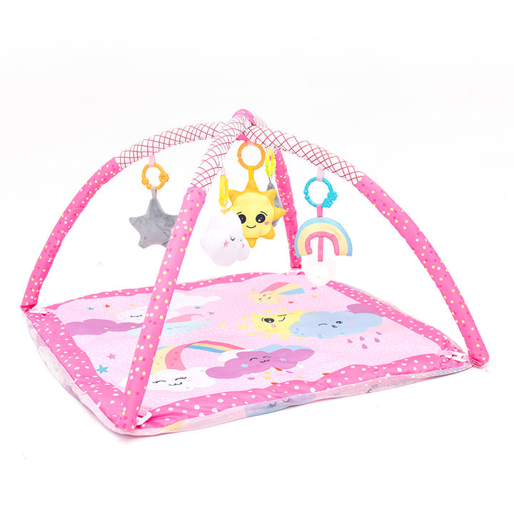 PREMIUM BABY GIMNASIO PELOTERO PARA BEBE NIÑA ARCO IRIS