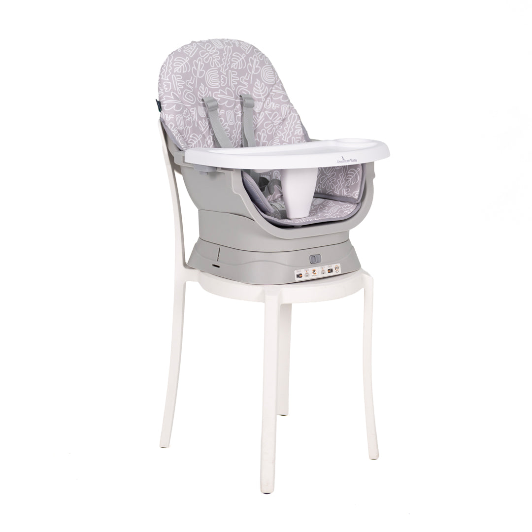 PREMIUM BABY SILLA DE COMER SILLA DE COMER DAKOTA 2.0 GRIS