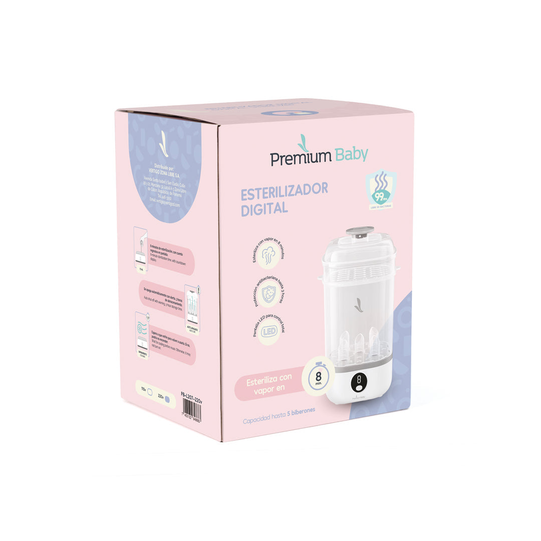 PREMIUM BABY ESTERILIZADOR DIGITAL P/BIBERONES