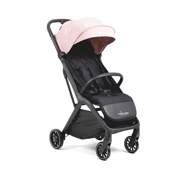 PREMIUM BABY COCHE PARA BEBE ROSADO/NEGROSIENNA