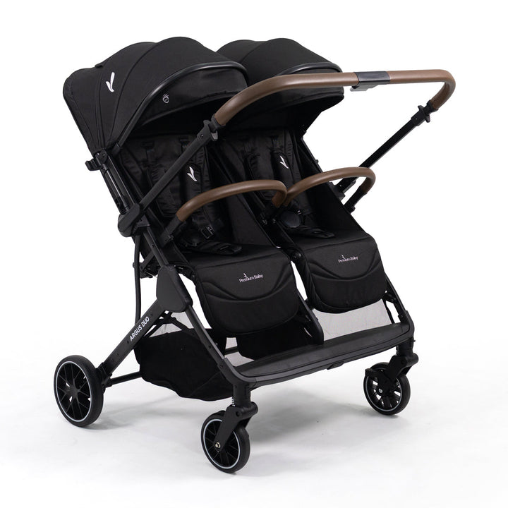 PREMIUM BABY COCHE ARGUS DUO BLACK/BROWN