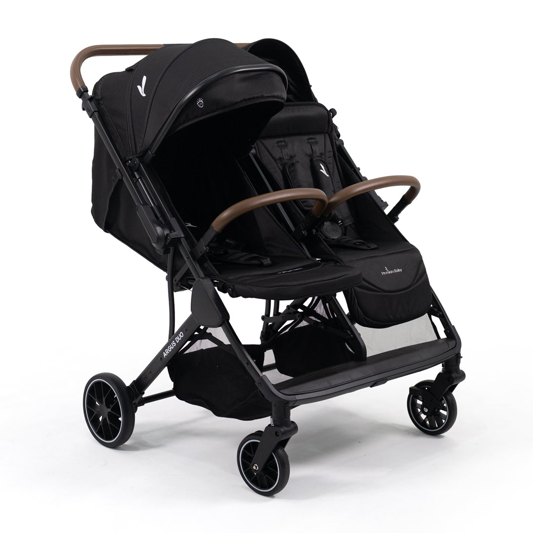 PREMIUM BABY COCHE ARGUS DUO BLACK/BROWN