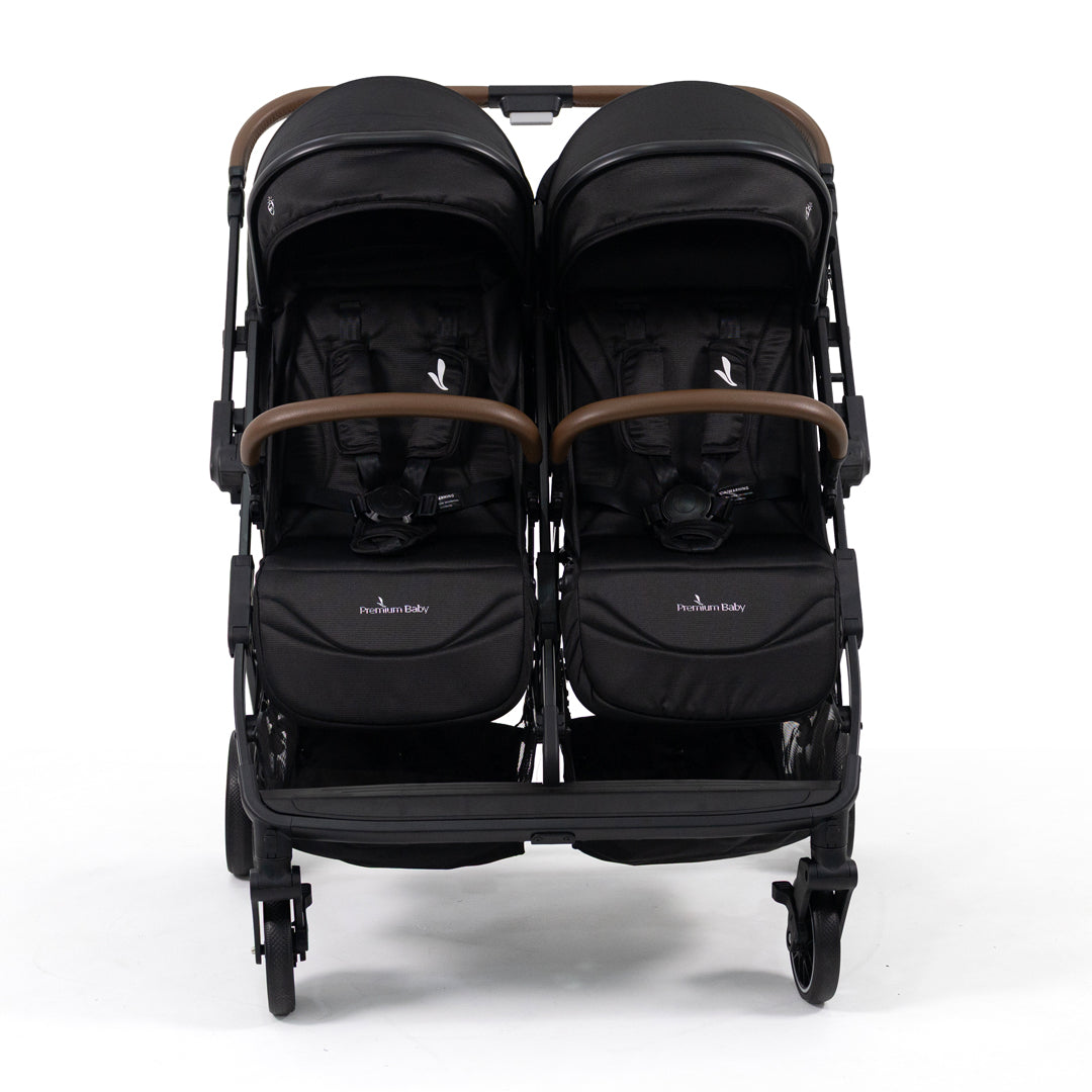 PREMIUM BABY COCHE ARGUS DUO BLACK/BROWN