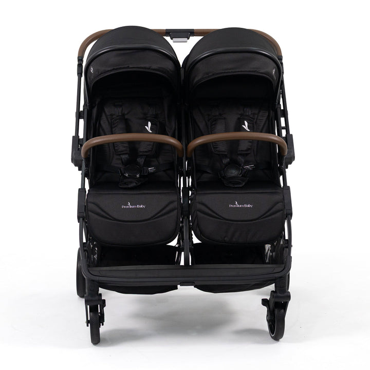 PREMIUM BABY COCHE ARGUS DUO BLACK/BROWN