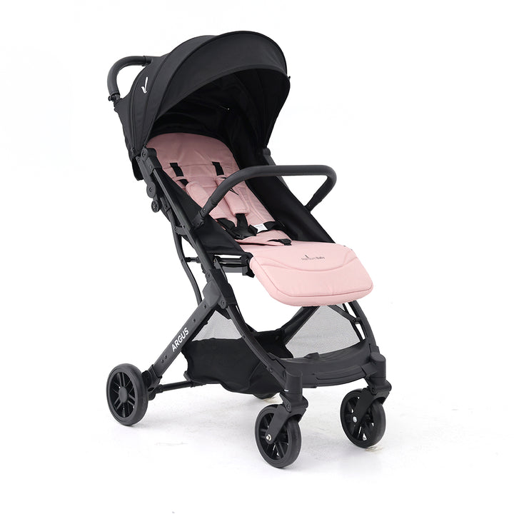 PREMIUM BABY COCHE TRAVEL SYSTEM COMPACTO PARA BEBE ARGUS ROSADO