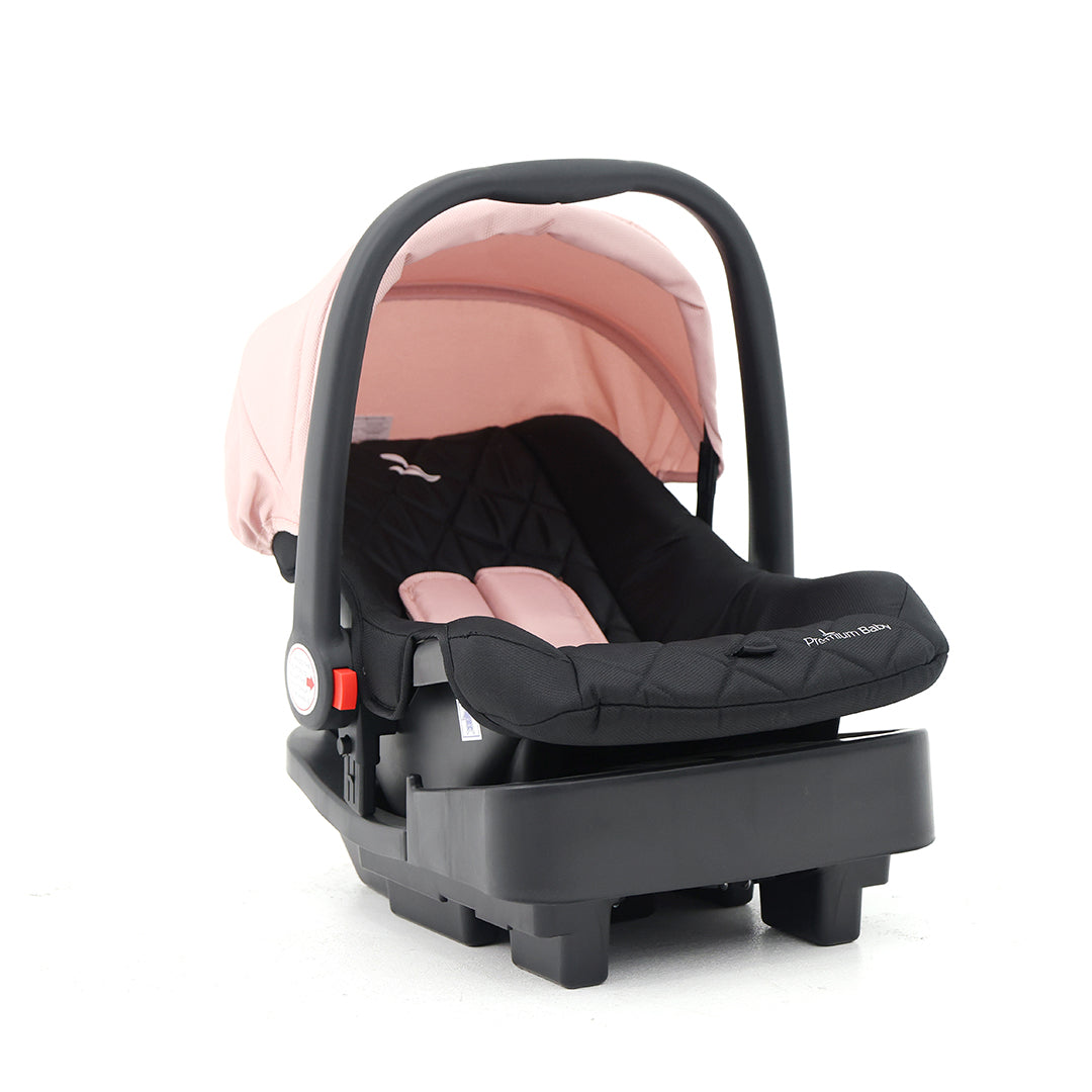PREMIUM BABY COCHE TRAVEL SYSTEM COMPACTO PARA BEBE ARGUS ROSADO