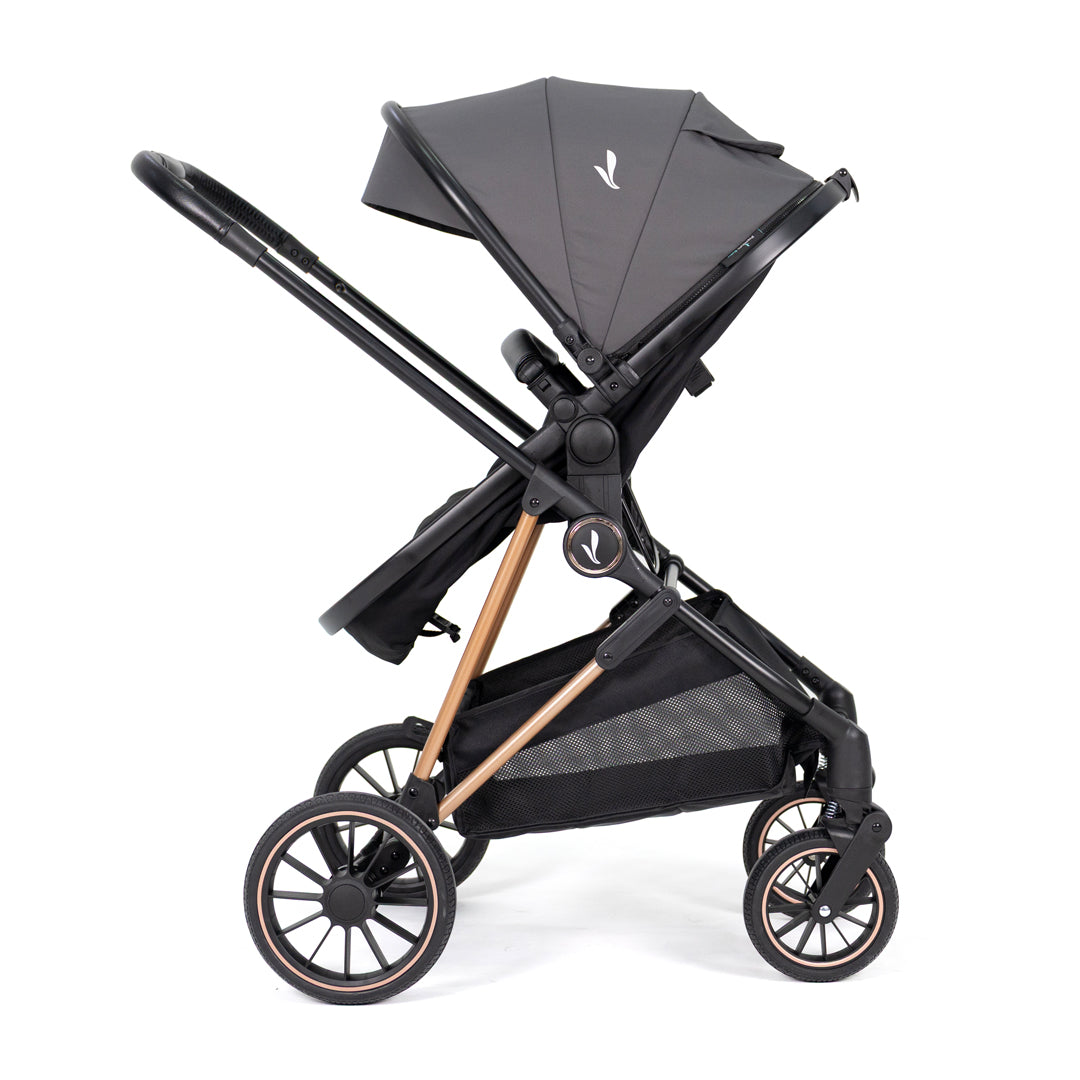 PREMIUM BABY COCHE TRAVEL SYSTEM ANA-TS GRIS & BLACK