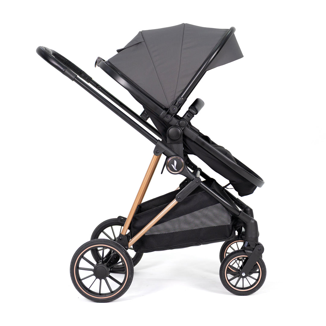 PREMIUM BABY COCHE TRAVEL SYSTEM ANA-TS GRIS & BLACK