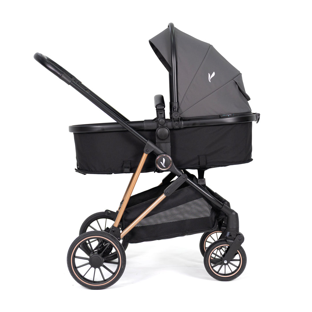 PREMIUM BABY COCHE TRAVEL SYSTEM ANA-TS GRIS & BLACK
