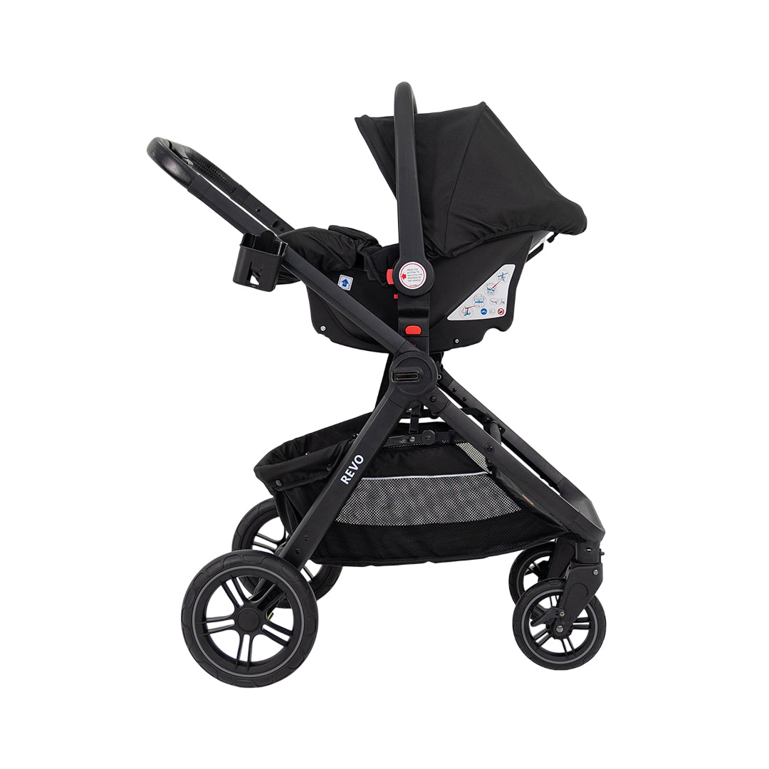 PREMIUM BABY COCHE TRAVEL SYSTEM REVO CON BASE ROSADO