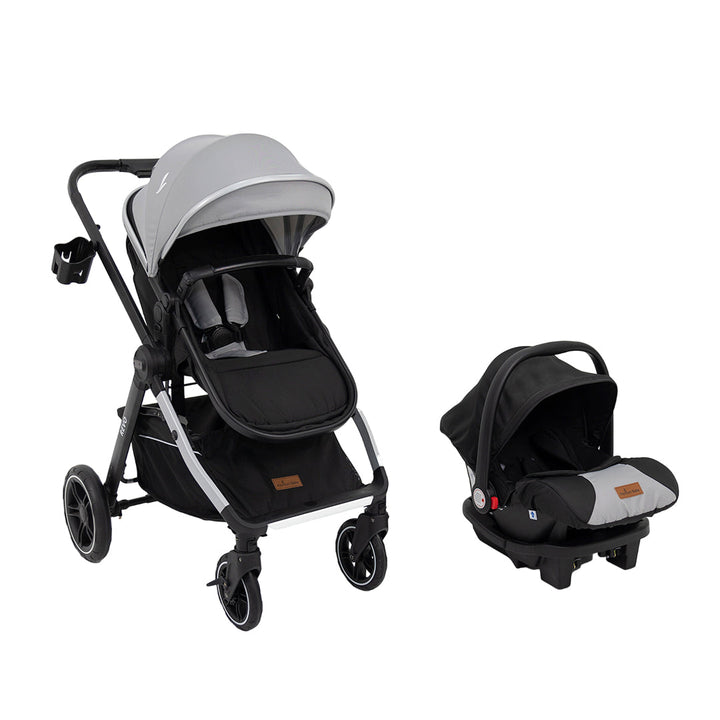 PREMIUM BABY COCHE TRAVEL SYSTEM REVO CON BASE GRIS