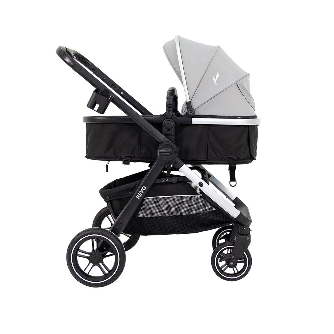 PREMIUM BABY COCHE TRAVEL SYSTEM REVO CON BASE GRIS