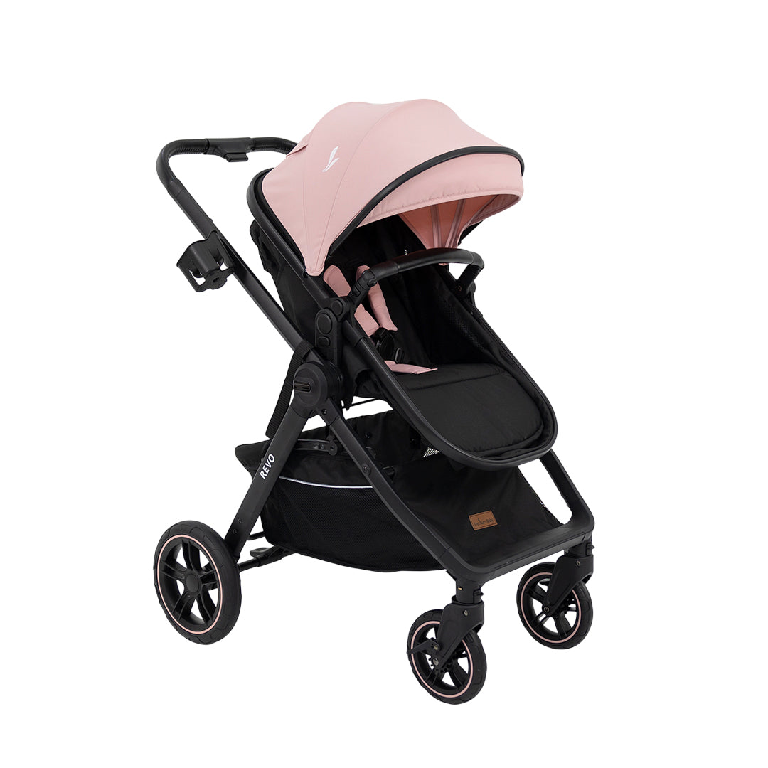 PREMIUM BABY COCHE TRAVEL SYSTEM REVO CON BASE ROSADO