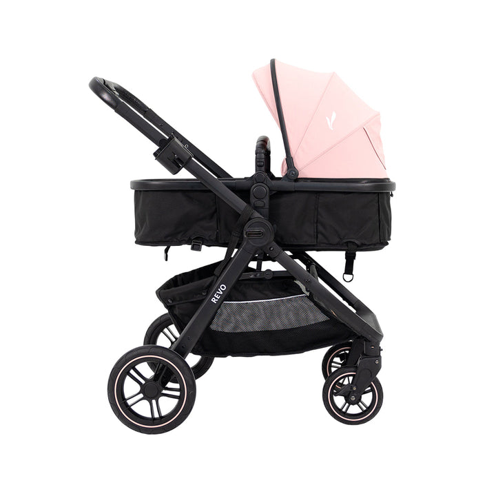PREMIUM BABY COCHE TRAVEL SYSTEM REVO CON BASE ROSADO