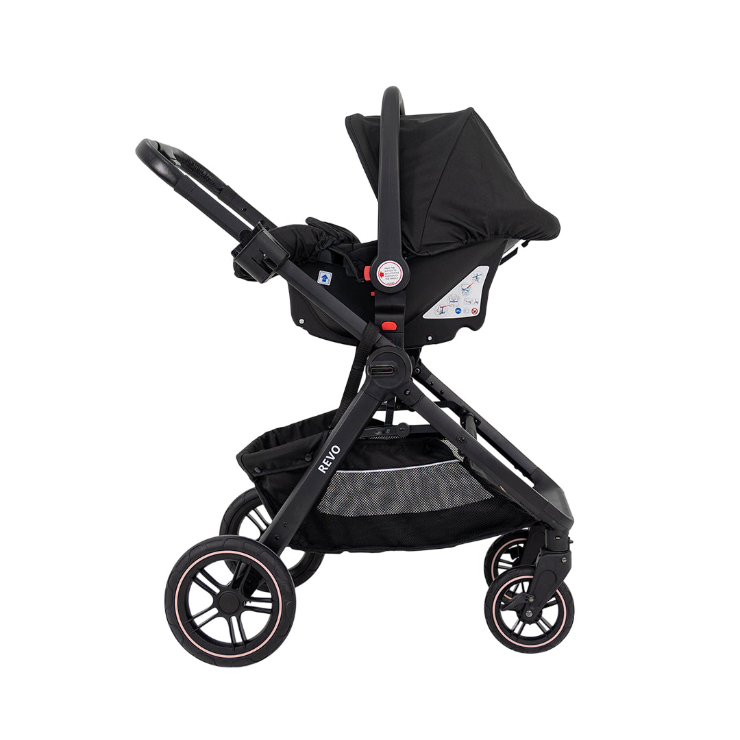 PREMIUM BABY COCHE TRAVEL SYSTEM REVO CON BASE NEGRO