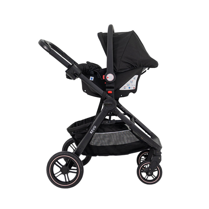 PREMIUM BABY COCHE TRAVEL SYSTEM REVO CON BASE NEGRO