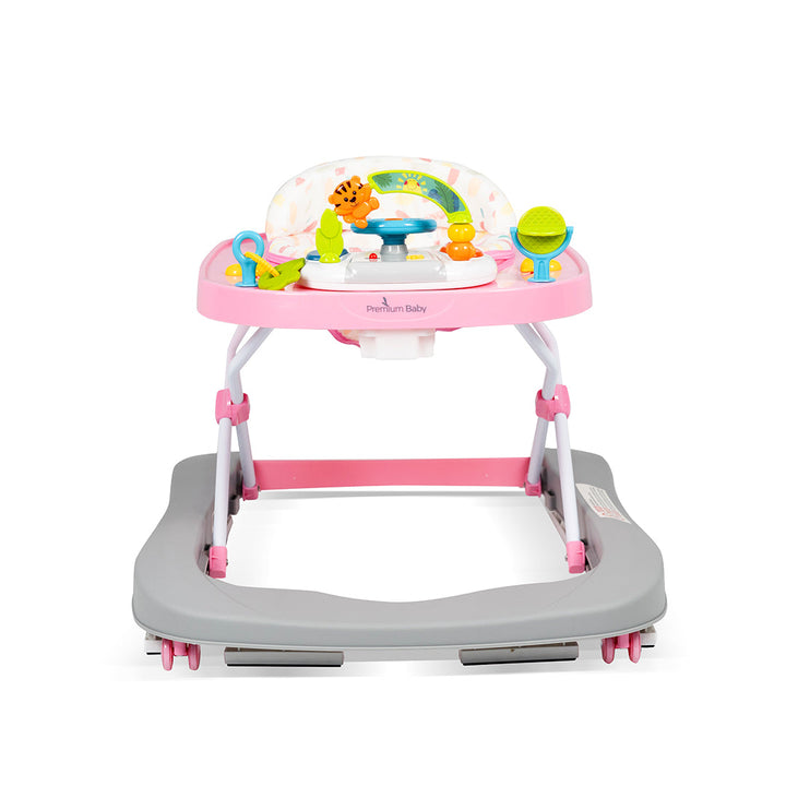 PREMIUM BABY ANDADERA PARA BEBE 2 EN 1 MEGAN ROSADO