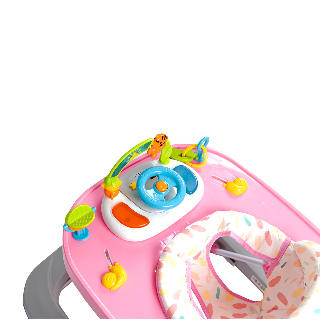 PREMIUM BABY ANDADERA PARA BEBE 2 EN 1 MEGAN ROSADO