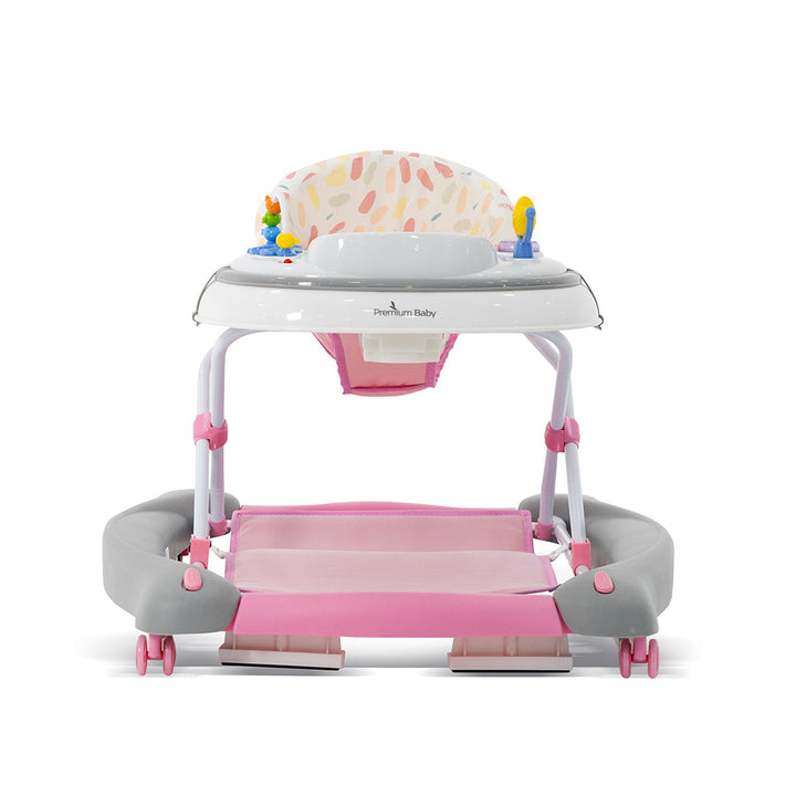 PREMIUM BABY ANDADERA PARA BEBE 4 EN 1 TOMMY ROSADO