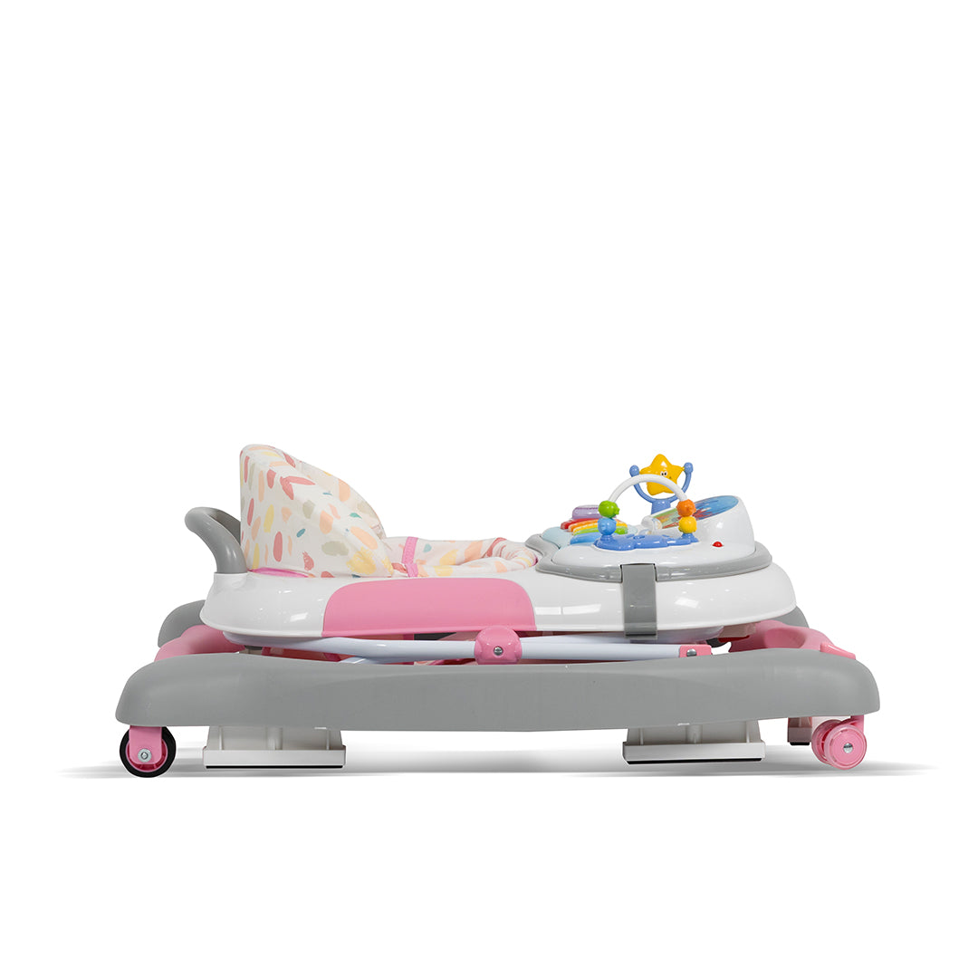 PREMIUM BABY ANDADERA PARA BEBE 4 EN 1 TOMMY ROSADO