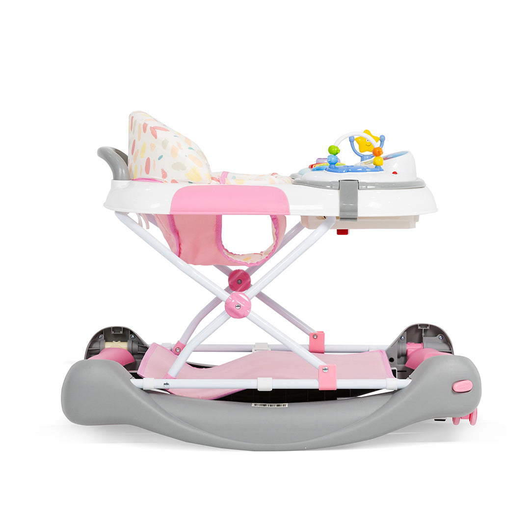 PREMIUM BABY ANDADERA PARA BEBE 4 EN 1 TOMMY ROSADO