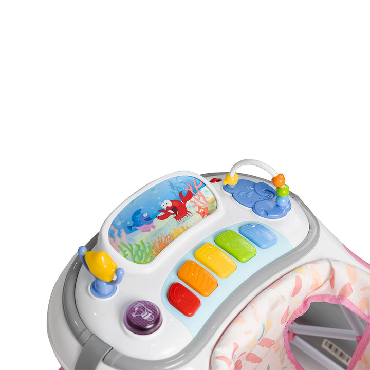PREMIUM BABY ANDADERA PARA BEBE 4 EN 1 TOMMY ROSADO