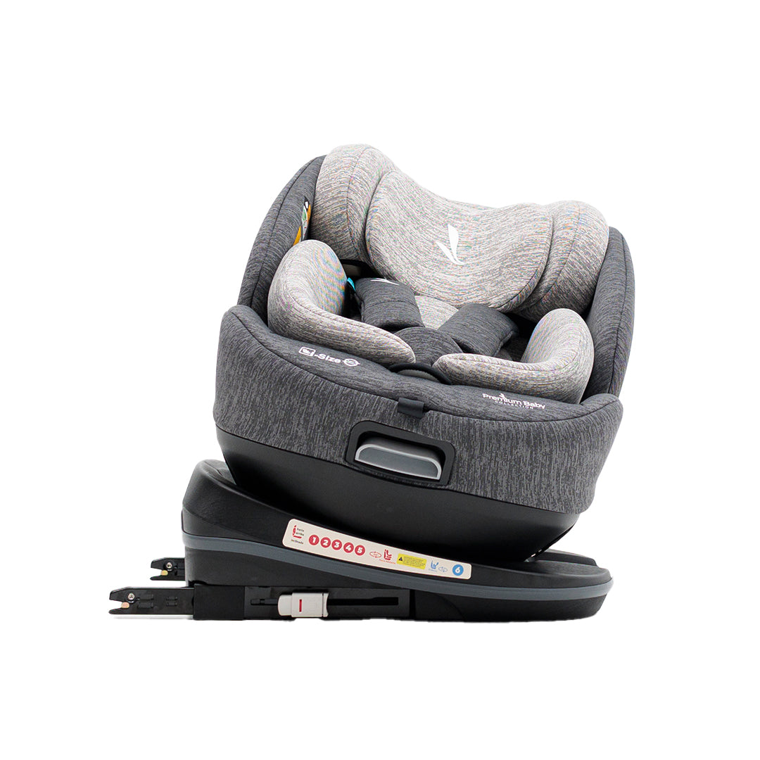 PREMIUM BABY SILLA DE CARRO PARA BEBE CON ROTACION DE 360 0M-12AÑOS IHERO