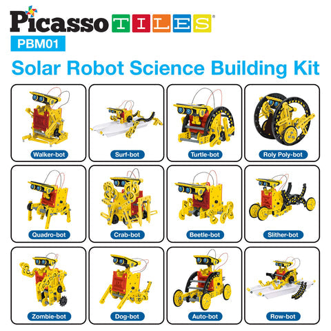 PICASSO TILES STEM - ROBOT SOLAR 12 EN 1