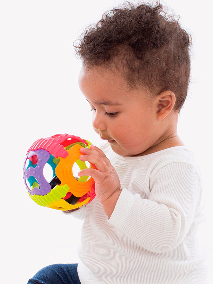 PLAYGRO PELOTA SONAJERO CON FORMAS