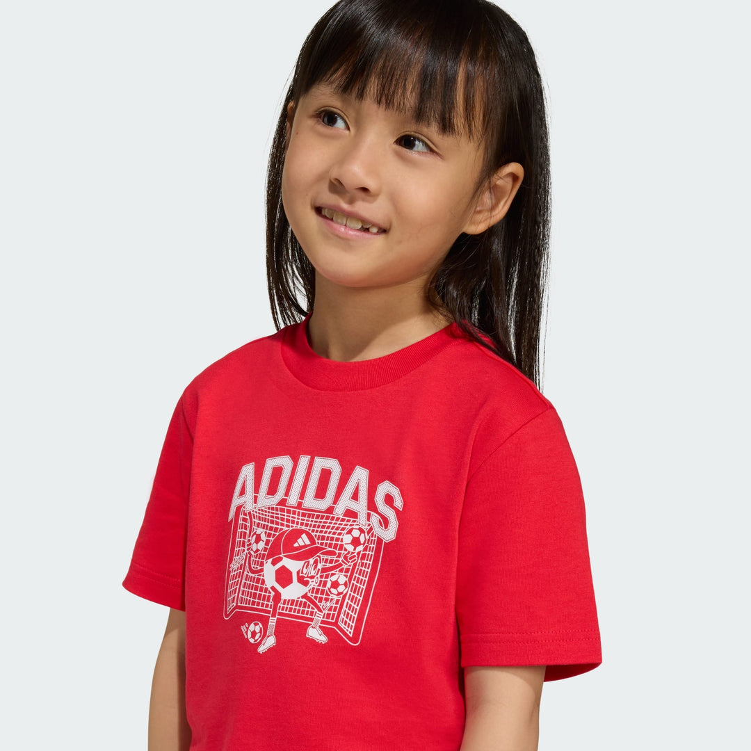 ADIDAS  NIÑO TSHIRT LK FOOTBALL