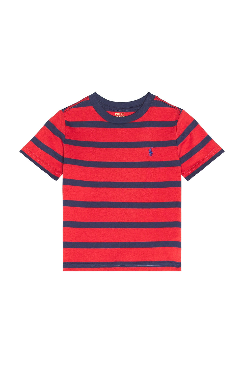 RALPH LAUREN NIÑO TSHIRT 26/1 JERSEY NANTUCKET RED/LIGHT NAVY