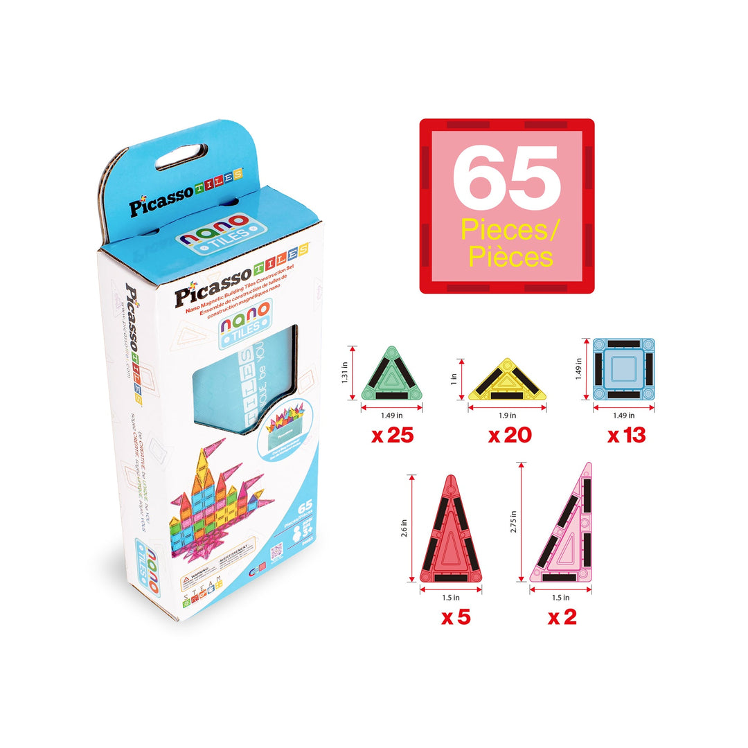 PICASSO TILES SET DE BLOQUES NANO 65 PCS