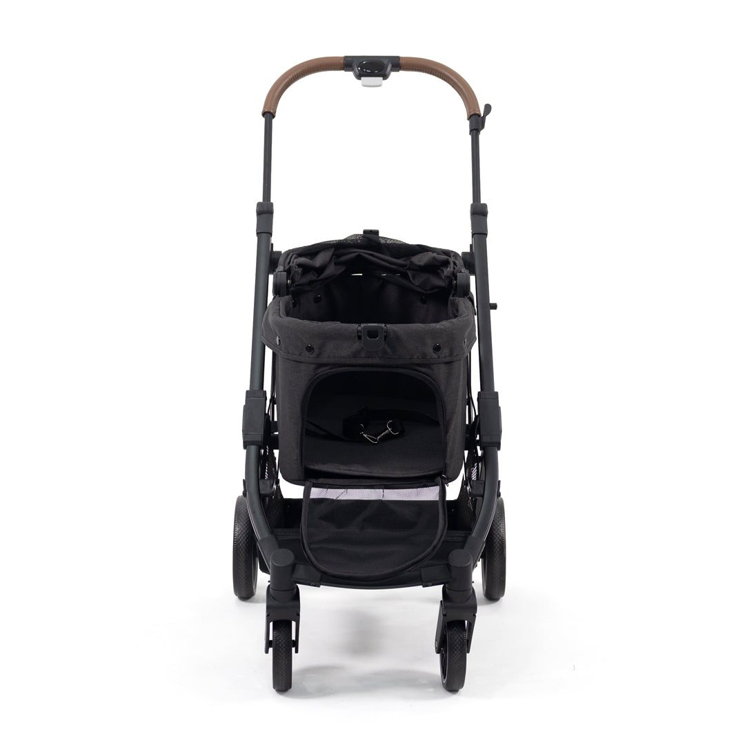 PREMIUM BABY COCHE PARA MASCOTAS MAX CON ASIENTO REMOVIBLE BLACK