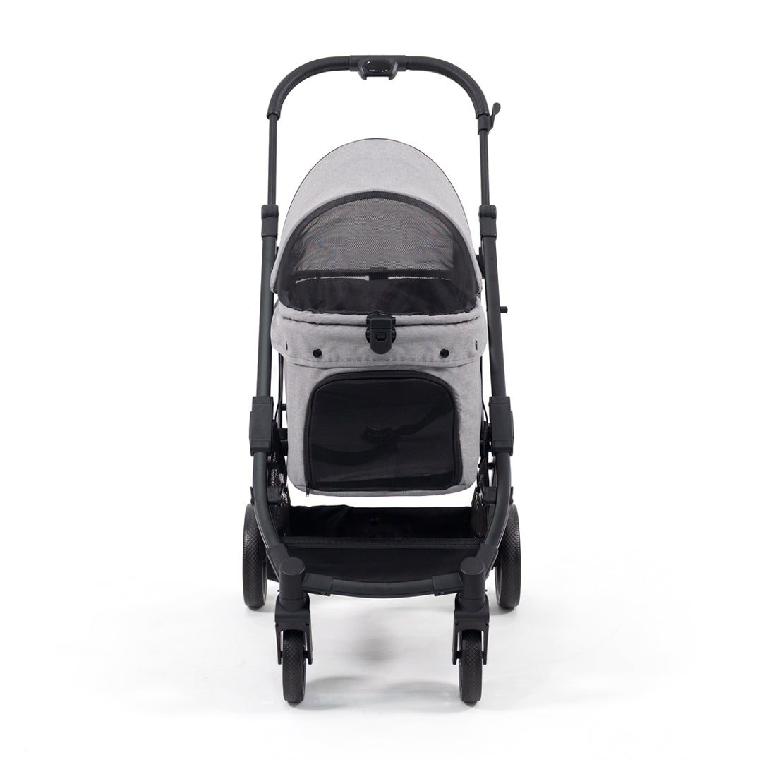 PREMIUM BABY COCHE PARA MASCOTAS MAX CON ASIENTO REMOVIBLE GREY