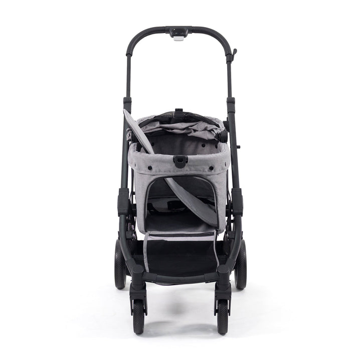 PREMIUM BABY COCHE PARA MASCOTAS MAX CON ASIENTO REMOVIBLE GREY