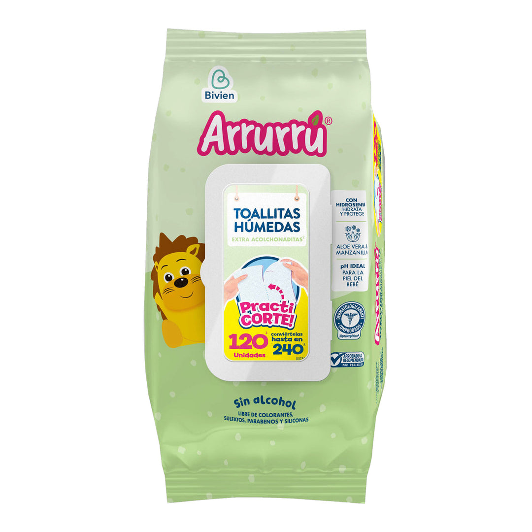 ARRURRU WIPES ARRURRU ALOE 120UNDS