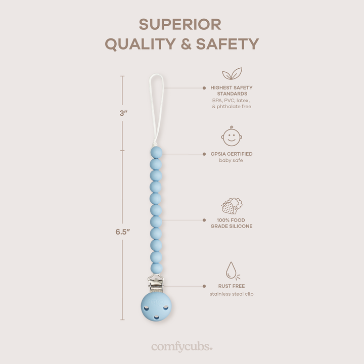 COMFY CUBS CLIP DE CHUPO SKY BLUE