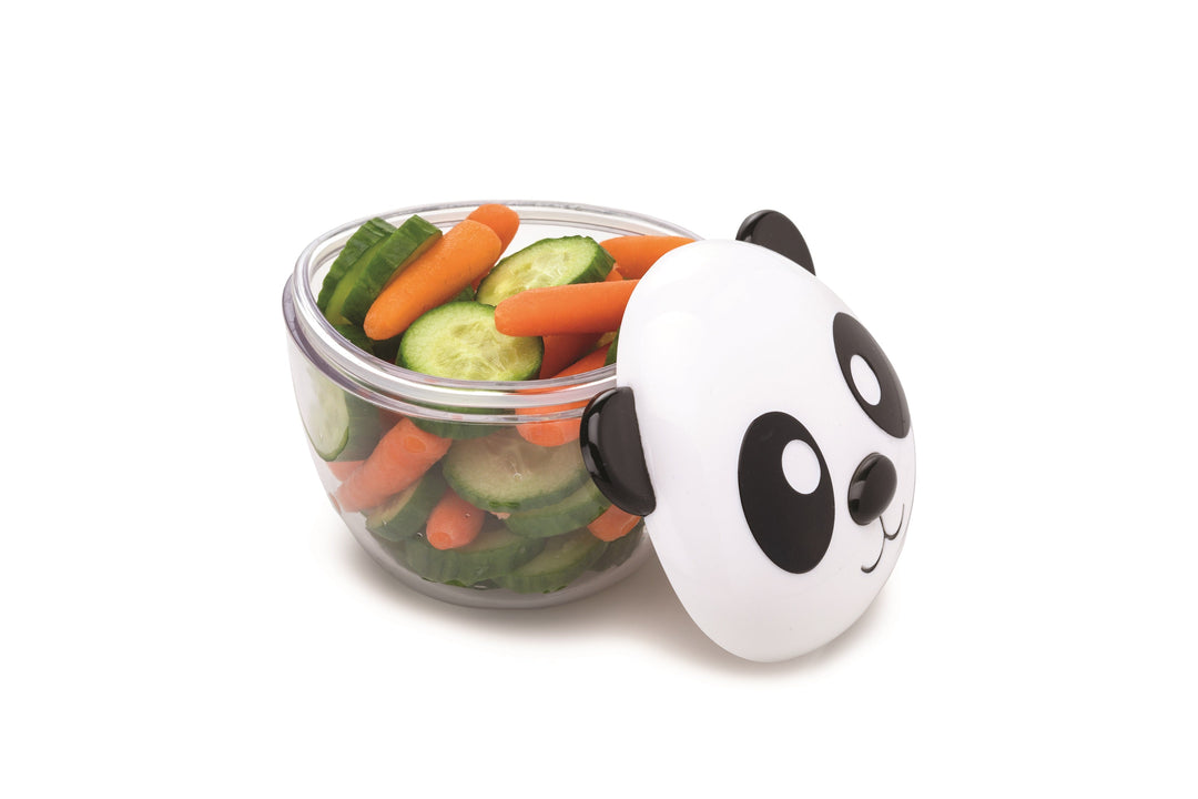 MELII VASIJA CON TAPA BEAR & PANDA 2PCS