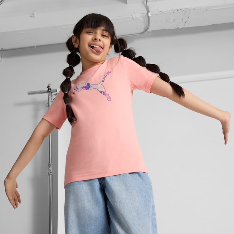 PUMA NIÑA TSHIRT ESS GRAPHIC II PINK